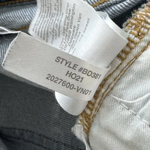 J. Crew Full Length Classic Straight Jeans Size 27 Blue High Rise Raw Hem - Picture 12 of 12